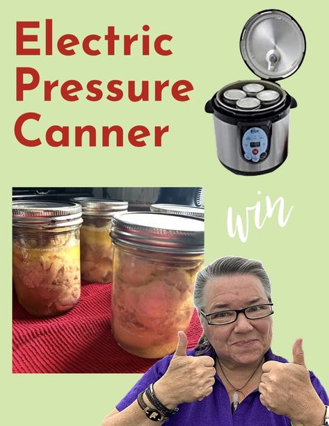 Electric Pressure Canning, Presto Electric Pressure Canner Recipes, Electric Pressure Canner Recipes, Pressure Canner Recipes, Electric Pressure Canner, Water Canning, Canning Apples, Best Pressure Cooker Recipes, Pressure Canning Recipes