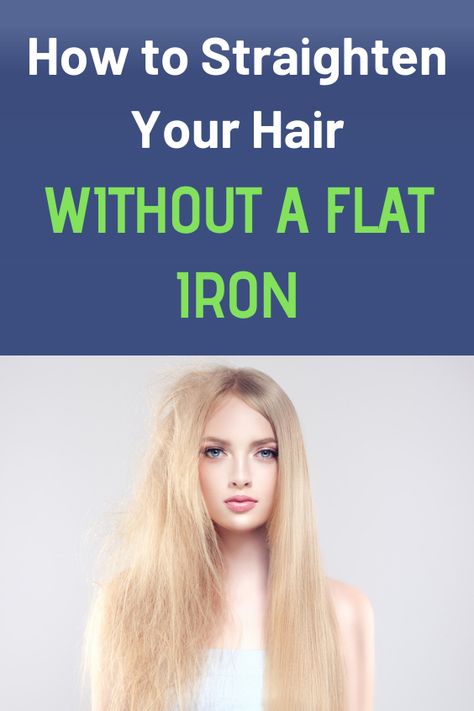 How To Have Naturally Straight Hair, How To Have Straight Hair Without Heat, How To Have Straight Hair Naturally, How To Have Straight Hair, How To Straighten Hair Without Heat, Straight Hair Hacks, No Heat Straight Hair, Straight Hair Without Heat, Permanent Hair Straightening At Home