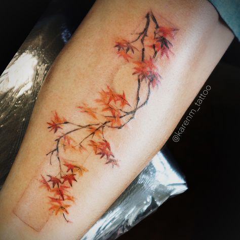 Japanese Maple Tree Tattoo, Bird Branch Tattoo, Maple Tree Tattoo, Maple Tree Tattoos, Tree Tattoo Meaning, Tree Branch Tattoo, Branch Tattoo, Japan Tattoo Design, Full Back Tattoos