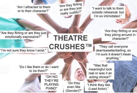 Theater Funny, Theatre Kids Funny, Theater Kid Memes, Musical Theatre Humor, Theater Things, Theater Types, Theater Kid Problems, Theatre Humor, Theatre Jokes