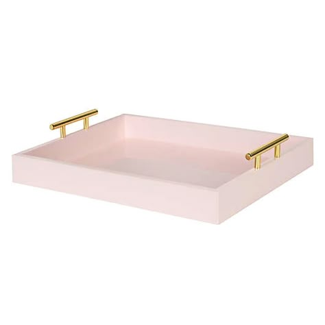 Decorative Trays | Bed Bath & Beyond Gold Rooms, Accent Tray, Salon Suites, Preppy Room, Pink Room, Gold Handles, Cute Room Decor, Room Inspiration Bedroom, My New Room