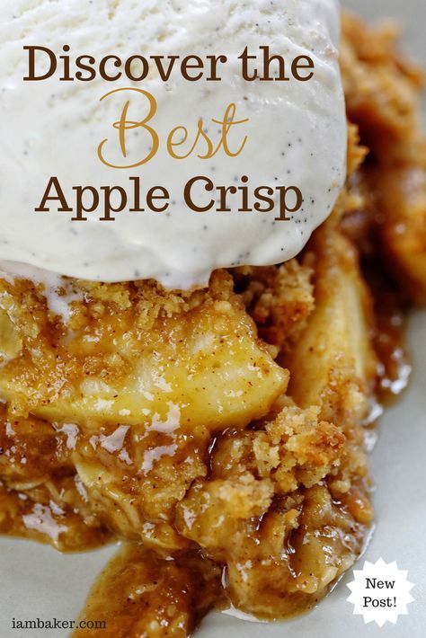 The Best Apple Crisp, Apple Crisp Dessert, Homemade Apple Crisp, Apple Crisp Topping, Best Apple Crisp Recipe, Apple Recipes Healthy, Baked Apple Recipes, Best Apple Crisp, Easy Apple Crisp Recipe