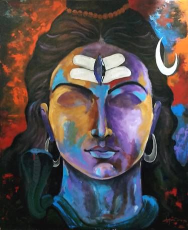 Arjun Das | Artwork | Saatchi Art Arjun Das, Shiva, Saatchi Art, Canvas, Art