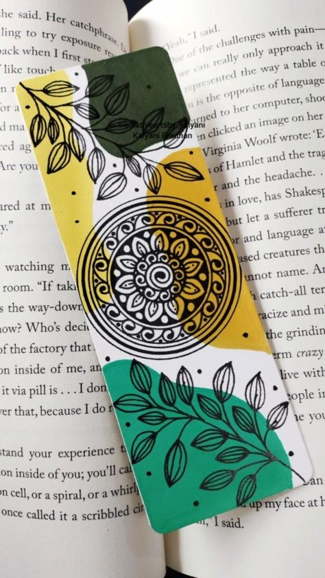 Boho Mandala Bookmark series 2🌿 DM for Online Mandala Art Class Art Materials used @brustro_official Brustro watercolor paper 300gsm Brustro DIY acrylic markers Brustro black Fineliners Available on www.creativehands.in Use Coupon Code KALYANI10 for a 10% discount Use KALYANI5 for a product on sale @creativehandsartmaterials #mandalalover #mandalapassion #mandalareels #bookmarks #bookstagram #botanicalart #botanicalillustration #bohostyle #bohochic #bohoart #bornoninstagram #mandal Boho Art Bookmark, Mandala Art Bookmark, Boho Bookmarks, Mandala Bookmark, Mandala Book, Bookmarks Diy, Handmade Bookmarks Diy, Bookmark Ideas, Acrylic Markers