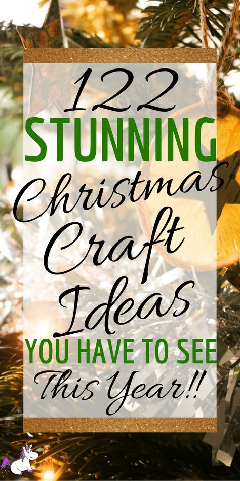 122 Christmas Crafts That are Stunningly Beautiful and easy to do! Whether you're looking for the perfect gift wrapping ideas or the best diy Christmas ornaments for your tree, this post has got you covered! You'll find Christmas wreaths, Tree decorations, handmade gift ideas and so much more. Click here to get all the inspiration #DIYchristmas #christmasdiy #diychristmasdecor #diychristmasdecorations Diy Christmas Gifts For Family, Christmas Crafts To Sell, Christmas Craft Ideas, Christmas Crafts For Adults, Handmade Christmas Crafts, Christmas Crafts To Make, Navidad Diy, Holiday Crafts Christmas, Family Christmas Gifts