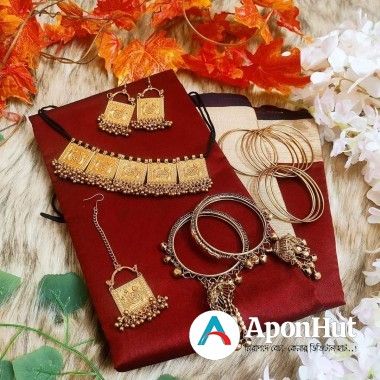 5 items combo | Jatrabari | Aponhut.com Kaner Dul, New Woman, Saree, Outfit Accessories, Clothes For Women, Clothes