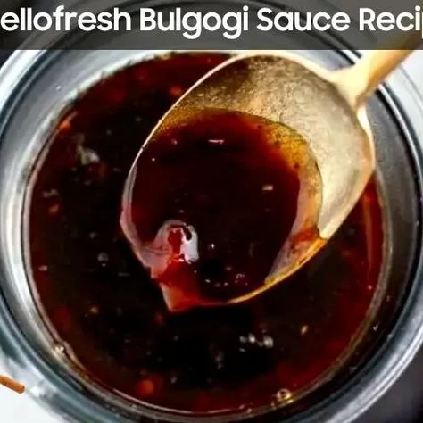 Hellofresh Bulgogi Sauce Recipe - Easy Kitchen Guide Bulgogi Recipe Sauce, Hello Fresh Bulgogi Sauce Recipe, Bulgogi Sauce Recipe, Bulgogi Sauce, Korean Bulgogi, Korean Bbq Sauce, Bulgogi Recipe, Kitchen Guide, Chili Paste