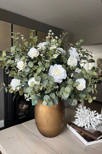 Clearance – RTfact Flowers Fake Flowers Arrangements, Fake Flowers Decor, White Lace Ribbon, Fake Flower Arrangements, Decoration Pieces, Artificial Floral Arrangements, Glass Decoration, Flower Gift Ideas, Flower Vase Arrangements