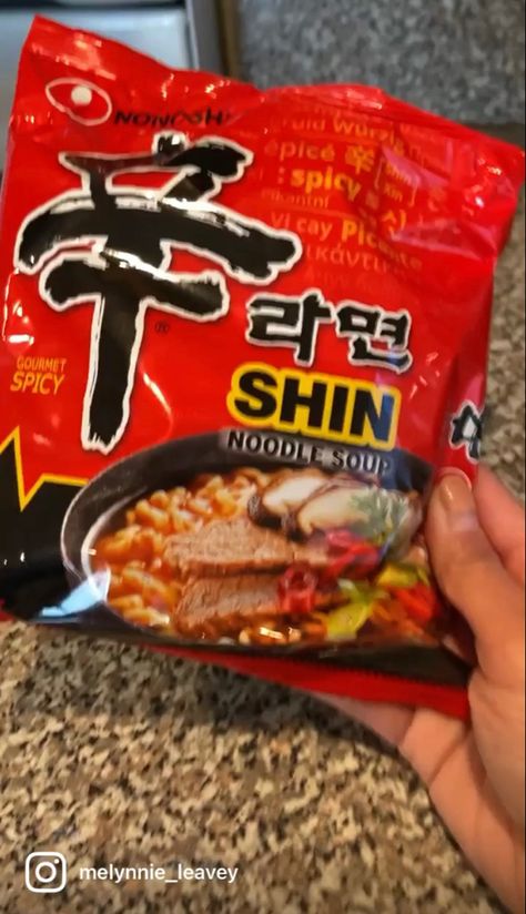 Here’s a way to tone down Shin ramen if it’s too spicy for you! Shin Noodles, Shin Ramen, Ramen Hacks, Spicy Noodles, Ramen Recipes, Ramen Noodles, Instagram Food, Noodle Soup, Diy Food