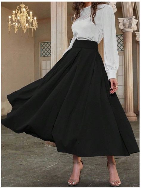 20+ Best Modest Outfits for Church || Cute Church Outfits Cute Church Outfits, Flare Maxi Skirt, Preppy Prom, Trendy Business Casual, Business Formal Dress, Coachella Dress, Midi Flare Skirt, Boho Bridesmaid, Formal Dresses Gowns