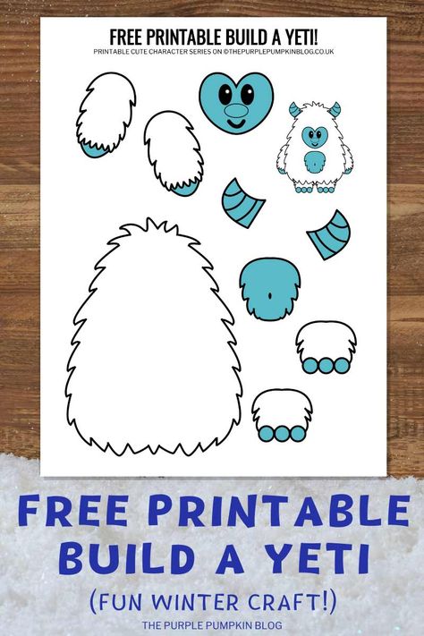 Library Gifts, Easter Templates Printables, Felt Templates, Template Craft, Fun Winter Crafts, Monster Craft, January Crafts, Quilting Designs Patterns, Winter Craft