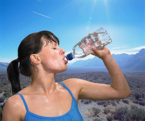 “Heavy sweating is a sign that your body is producing a lot of heat,” says Bergeron, which could lea... - Getty Images Exhaustion Symptoms, Heat Exhaustion, Stop Sweating, Heavy Sweating, Health Administration, Killer Workouts, Homemade Facials, Water Bodies, Central Nervous System