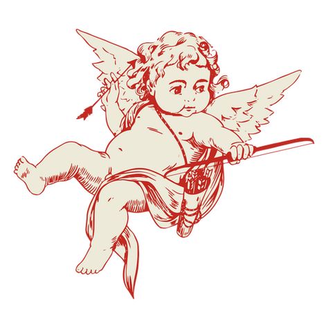 Cupid illustration bow PNG Design Cupid Illustration, Cupid Drawing, Valentine Poster, Valentines Illustration, Angel Drawing, Bow Png, Valentines Art, 로고 디자인, Png Design