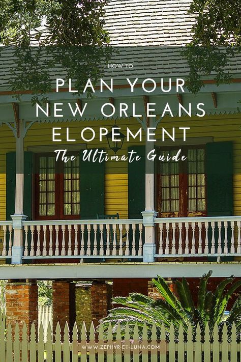 Elopement Ideas New Orleans, Elopement In New Orleans, Eloping In New Orleans, Elope New Orleans, Nola Elopement, New Orleans Garden District, Nouvelle Orleans, New Orleans Elopement, Quick Wedding