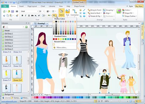 Fashion Design Software                                                                                                                                                                                 More Clothing Design Software, Fashion Design Software, Fashion Design Inspiration, What Is Fashion Designing, Fashion Designing Course, Drawing Software, Fashion Design Template, Book And Magazine Design, Become A Fashion Designer