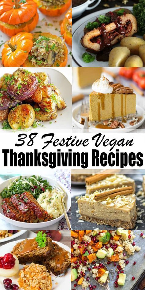 Thanksgiving Vegan, Vegan Thanksgiving Dinner, Vegetarian Thanksgiving Recipes, Thanksgiving Food Sides, Festive Recipes, Thanksgiving Appetizer Recipes, Vegan Holiday Recipes, Vegetarian Thanksgiving, Vegan Thanksgiving Recipes