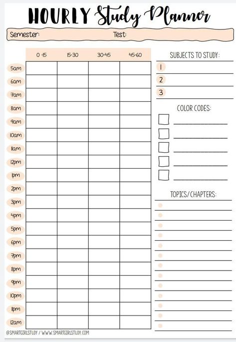 Goodnotes Study Planner Template, Daily Study Planner Printable, Aesthetic Timetable Printable, Aesthetic Study Planner Template, Procrastination Planner, Planer For Study, Planner Template Aesthetic, Daily Study Planner, Study Planner Template