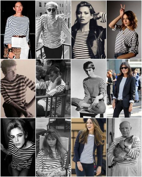 Saint James Striped Shirt, Saint James Breton, Breton Shirt Outfit, Breton Stripes Outfit Parisian Chic, Stripe Tshirt Outfit Women, Breton Outfit, Breton Top Outfit, Breton Stripes Outfit, Stripped Outfit