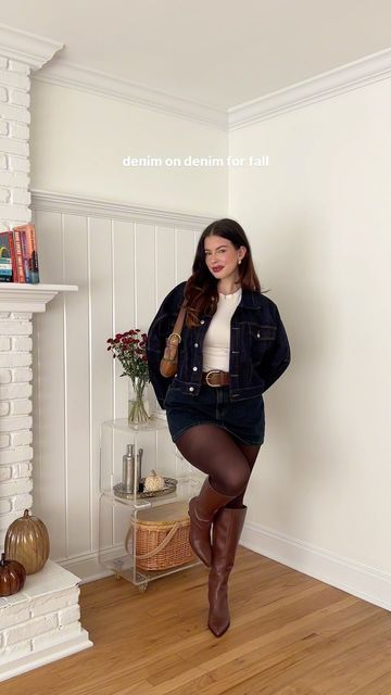 Annalise on Instagram: "Dark denim + chocolate brown is my fav combo for fall 🤎" Brown Combat Boots Outfit Women, Chocolate Brown Boots Outfit, Brown Combat Boots Outfit, Brown Boots Outfit, Chocolate Brown Boots, 2024 Lookbook, Combat Boot Outfit, Brown Combat Boots, Boots Outfit