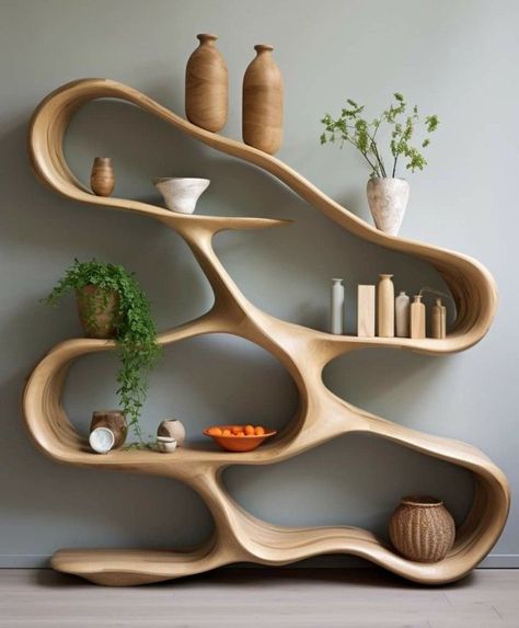 Unique Furniture Design Wood, Nature Inspired Furniture, Strange Design, Artistic Furniture, Unique Furniture Pieces, Creative Furniture, Furniture Designs, Dream House Interior, Cute Room Decor