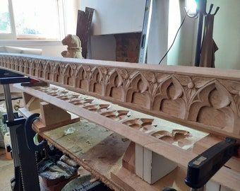 Christmas Desk, House Of Leaves, Carved Wall Art, Wood Carving Furniture, Forest Grove, Set Dressing, Temple Art, Walled Garden, Beautiful Castles