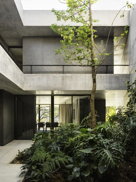 Swiss Ambassador's Residence is urban retreat in Mexico City | Wallpaper* Granite Blocks, Terrazzo Floors, Architectural Firm, Mexico City Mexico, Terrazzo Flooring, Patio Interior, Minimalist Architecture, Lausanne, Studio City