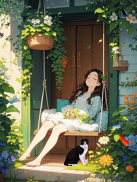 Girly Art Illustrations Life, Girly Art Illustrations Beauty, Illustration Art Girl, Girly Art Illustrations, Cool Wallpapers Art, Digital Art Anime, Dreamy Art, Anime Scenery Wallpaper, 영감을 주는 캐릭터