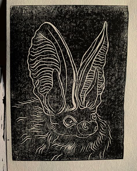 Linocut of a little bat for day 2 of inktober Bat Lino Print, Gothic Linocut, Bat Linocut, Printmaking Linoleum, Tiny Workshop, Unicorn Farts, Horror Prints, Relief Printmaking, Bat Art