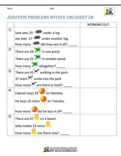 1st Grade Addition Word Problems 02F Word Problems For 1st Grade, 1st Grade Addition, Work Problems, Math Worksheets For Kids, Fun Math Worksheets, Math Practice Worksheets, Addition Word Problems, 1st Grade Math Worksheets, 2nd Grade Worksheets