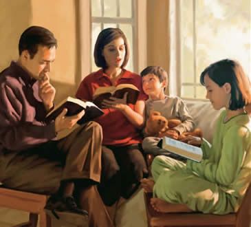 Family Scripture Study. Ideas for implementing family scripture study and why it is a valuable addition to your day. Homemaker Quotes, Funny Easy Drawings, Friends Edits, Family Scripture Study, Spiritual Family, Reading Pictures, Family Scripture, Parenting Comics, Family Bible Study