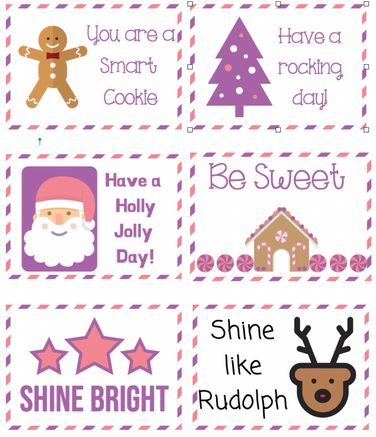 Free Printable Christmas Lunch Notes Christmas Lunch Notes, Lunchbox Printables, Cricut Pens, Pen Pal Kit, Sweet Sayings, Lunch Notes, December Calendar, Christmas Giveaways, School Printables