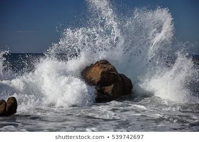 Waves Crashing On Rocks Images, Stock Photos & Vectors | Shutterstock Waves Crashing On Rocks, No Wave, Ocean Waves Photography, Wave Drawing, Wave Rock, Waves Photos, Waves Photography, Rock Photography, Bg Design