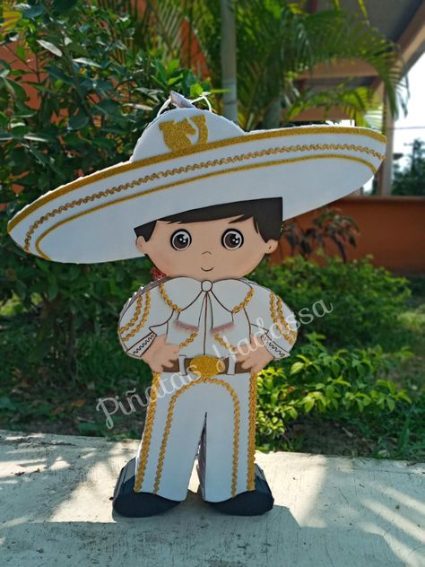 Charro Pinata, Charro Bautizo Ideas Boy, Charro Theme Party, Bautizo Ideas Boy, Bautizo Ideas Decoracion, Charro Theme, 30th Birthday Outfit, Bautizo Ideas, Boy Baptism Outfit