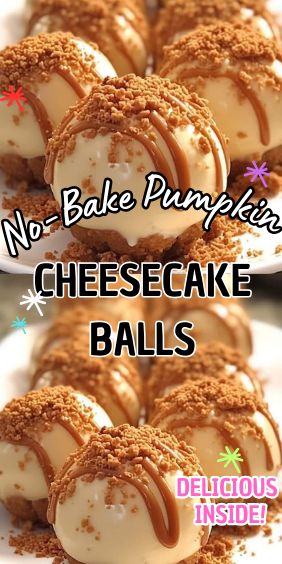 No-Bake Pumpkin Cheesecake Balls Sweets For Thanksgiving Desserts, Thanksgiving’s Deserts, Pumpkin Spice Balls No Bake, Pumpkin Cheesecake Nobake Balls, Chocolate Covered Pumpkin Balls, Pumping Cheesecake, Deserts For Thanks Giving, Pumpkin Cookie Balls, Mini Desserts For Fall