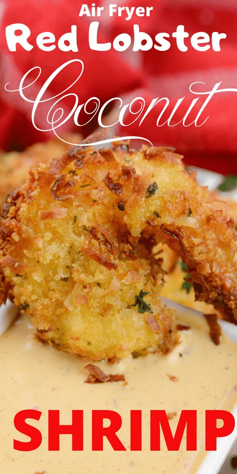 Red Lobster Coconut Shrimp, Air Fryer Coconut Shrimp, Air Fryer Recipes Breakfast, Coconut Shrimp Recipes, Air Fryer Oven Recipes, Shrimp Recipes For Dinner, Shrimp Recipes Easy, Air Fryer Dinner Recipes, Red Lobster