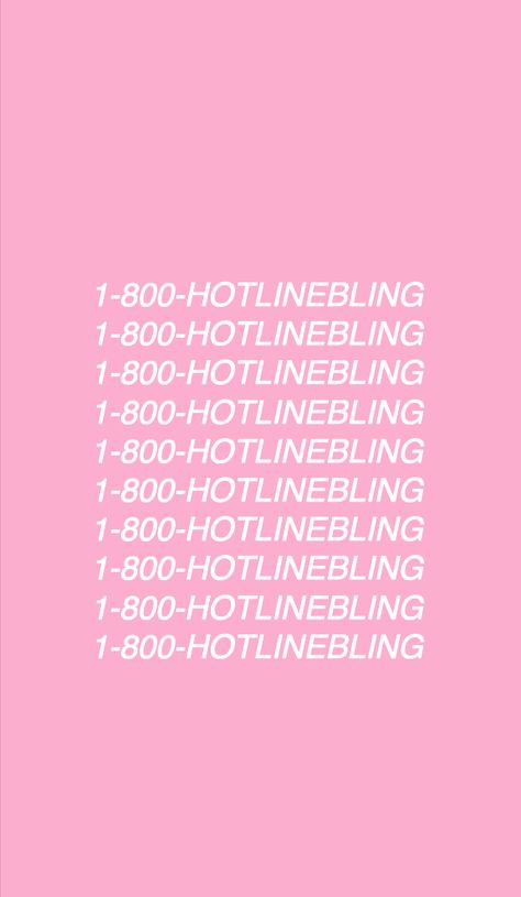 Hotline Bling Aesthetic, Drake Hotline, Study Buddy, Hotline Bling, Bling Wallpaper, Dorm Posters, Collage Kit, Iphone Aesthetic, Bad Dreams