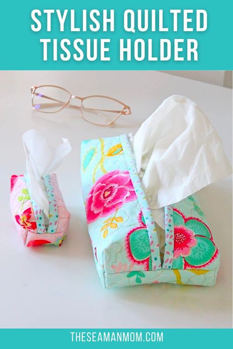 Take your sewing skills to the next level with a unique and personalized quilted DIY tissue holder. This handy accessory not only keeps your tissues neatly organized but also adds a touch of charm and creativity to your living space. Quilted Tissue Holder, Fabric Pen, Tissue Holders, Diy Quilt, Sewing Skills, Tissue Boxes, Sewing Techniques, Fabric Scraps, Make Your Own