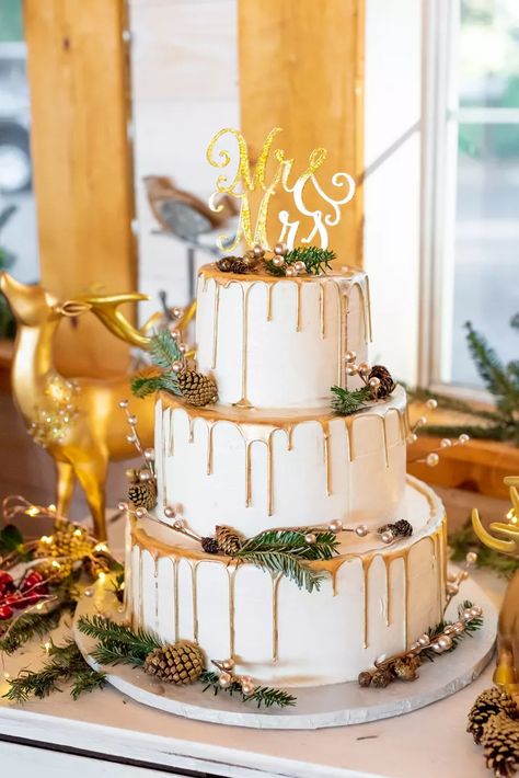 Whimsical Winter Wedding, Winter Wedding Cakes, Christmas Wedding Cakes, Disney Wedding Cake, Elegant Winter Wedding, January Wedding, Winter Wedding Cake, Wedding Planning On A Budget, Wedding Cake Ideas