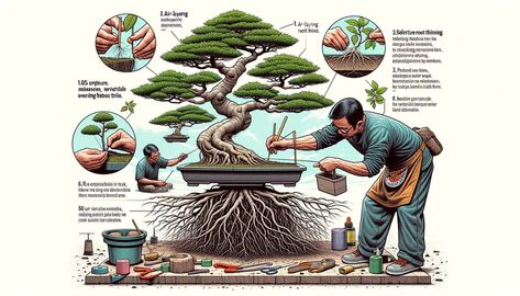 Air Layering, Bonsai Care, Bonsai Techniques, Bonsai Styles, The Aesthetics, Root Growth, New Roots, Bonsai Trees, The Roots