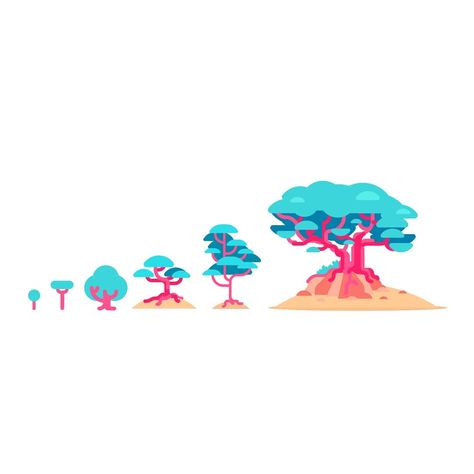 Kurzgesagt Illustration, Science Design, Illustration Animation, Tree Illustration, In A Nutshell, Motion Design, Design Illustration, Tattoo Ideas, Digital Art