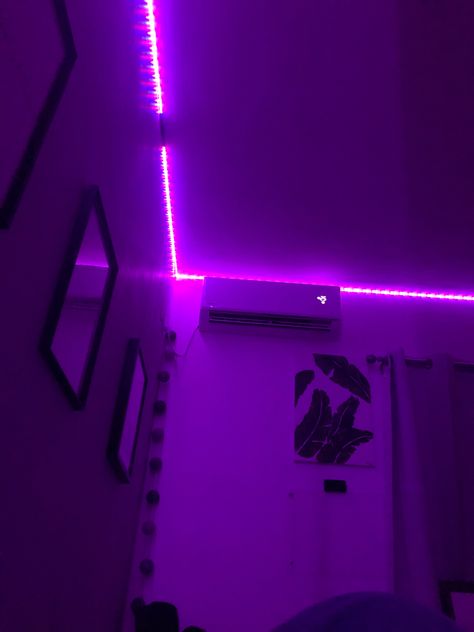 #aesthetic #room #ledlighting #ledlightingbedroom #bedroom #tumblr #lights #aestheticedits #aesthetictumblr Aesthetic Room Lights, Led Lights Aesthetic, Led Lights Bedroom Aesthetic, Led Aesthetic, L E D Lights, Led Lighting Bedroom, Aesthetic Bedroom Ideas, Bedroom Makeup Vanity, Aesthetic Light