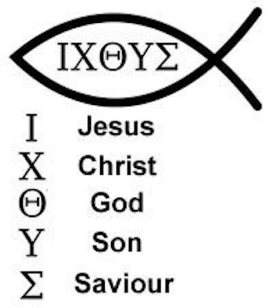 One of the common symbols that are recognized worldwide today is the Jesus fish. This symbol is shaped like a fish, and the official name for it is ichthys or ichthus and these are Greek words. ... A Jesus fish tattoo is symbolic of your Christianity and your strong faith in God. Christus Tattoo, Tattoo Christian, Spiritual Tattoo, Panna Marie, Christ Tattoo, Jesus Tattoo, Christian Symbols, 문신 디자인, Son Of God