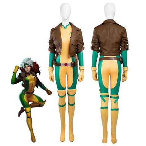 #Takerlama Ready to join the X-Men and fight for mutant rights in my new Rogue cosplay costume! 💥💪🏻 Link: https://takerlama.com/products/takerlama-x-men-97-rogue-cosplay-costume-2024-tv-seies-superheroes-jumpsuit-coat #RogueCosplay #XMen97 #MutantRights #xmenmovies #cosplay #cosplayer #cosplaygirl #cosplayphotography #cosplayphoto Xmen Costumes, Rogue Xmen Costume, Easy Character Costumes, X Men Cosplay, Superhero Costume Ideas, Shego Cosplay, Gambit Cosplay, Rogue Costume, Superhero Costumes Kids