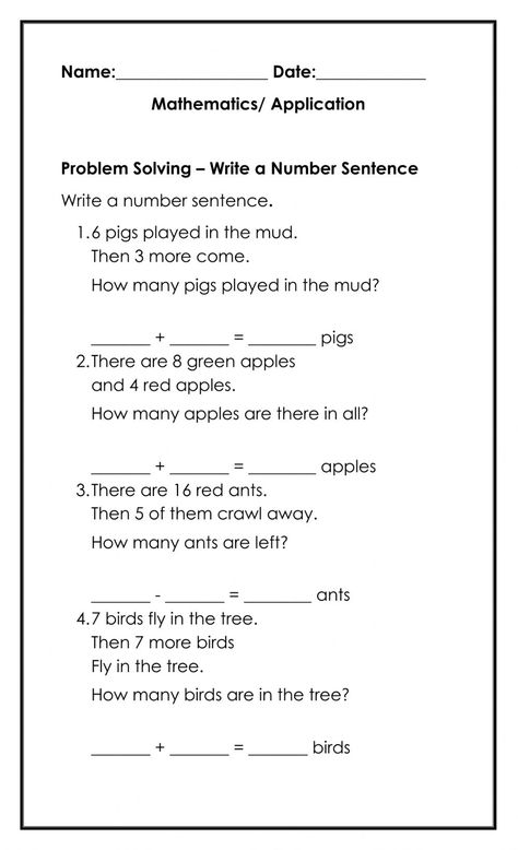 Problem Solving Worksheet Grade 1, Addition Problem Solving Worksheets, Problem Solving Activities For Kids, Activities Sheets, Math Problem Solving Activities, Astronaut Craft, Grade 2 Math, Analytical Thinking, English Poems