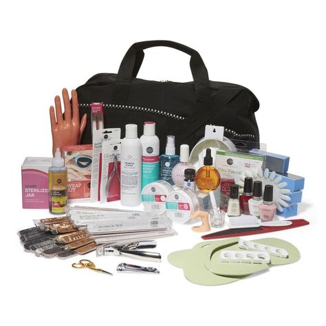 Nail Tech Kit, Nail Tech Accessories, Paddie Nail Kit, Nail Tech Supplies List, Nail Tech Essentials, Cosmetology Kit, Nail Art Wheel, Nail Tech School, Nail School