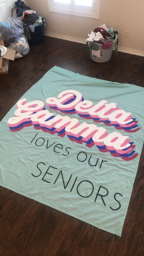 Senior Send Off Sorority, Sorority Senior Send Off, Sorority Recruitment Banners, Sorority Signs, Welcome Back Banner, Retro Banner, Senior Week, Senior Banner, Sorority Banner