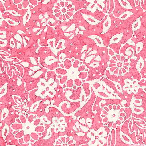 Batik Pink, French Macaroons, Quilt Fabrics, Batik Art, Pink Quilts, Free Quilt Patterns, Rosy Pink, Quilt Patterns Free, Fabric Online