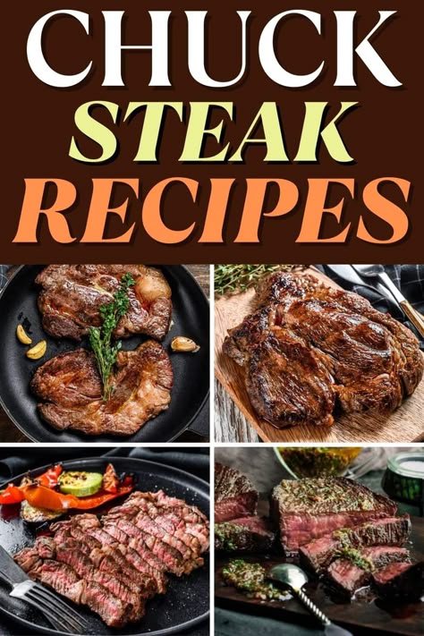 Chuck Roast Steaks Recipes, What Can You Make With Chuck Roast, What Can You Do With A Chuck Roast, Beef Chuck Center Roast Recipes, Different Chuck Roast Ideas, Sliced Chuck Roast Recipes, Different Ways To Use Chuck Roast, Ground Chuck Roast Recipes, Chuck Arm Steak Recipes