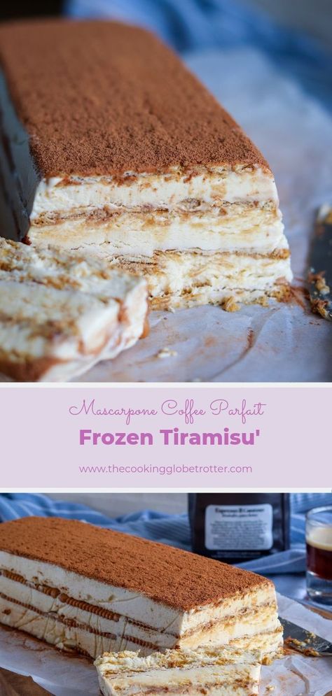 Frozen Tiramisu, Coffee Parfait, Tiramisu Coffee, Parfait Recipe, Mascarpone Cream, Parfait Recipes, All Things, Tiramisu Recipe, Good Coffee