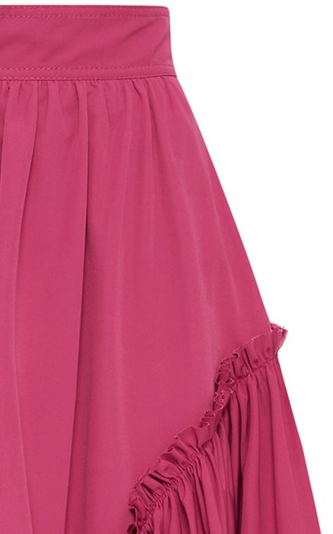 News Design, Ruffle Trim, Moda Operandi, Fashion Collection, Midi Skirt, Ballet Skirt, Relaxed Fit, Crop Tops, Couture